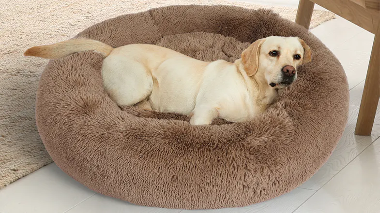 PaWz Donut Calming Pet Bed 60 x 60cm - Taupe PaWz Donut Calming Pet Bed 60 x 60cm - Taupe
