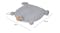 PaWz Squeaky Pet Cushion 102 x 96cm - Grey Lamby PaWz Squeaky Pet Cushion 102 x 96cm - Grey Lamby