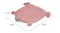 PaWz Squeaky Pet Cushion 82 x 76cm - Pink Lamby PaWz Squeaky Pet Cushion 82 x 76cm - Pink Lamby