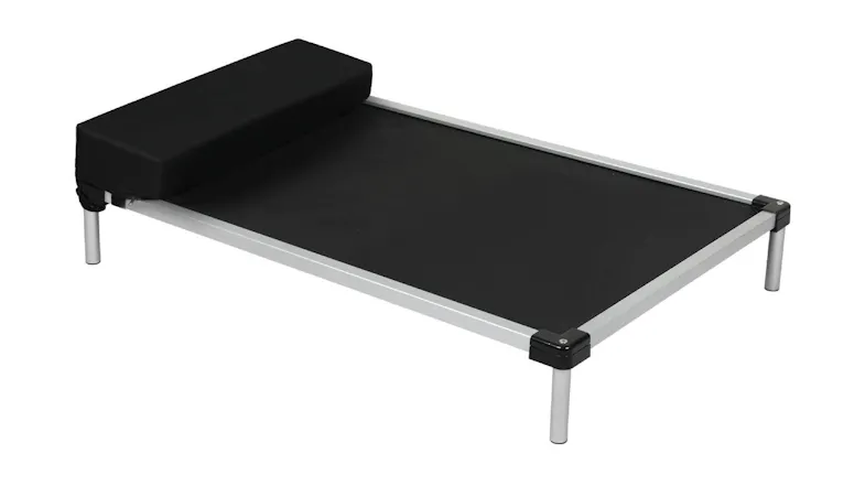 PaWz Outdoor Elevated Mesh Dog Bed with Aluminium Frame, Pillow Extra Large - Black PaWz Outdoor Elevated Mesh Dog Bed with Aluminium Frame, Pillow Extra Large - Black