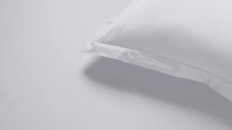 500TC Bamboo Cotton Blend White European Pillowcase by Savona 500TC Bamboo Cotton Blend White European Pillowcase by Savona