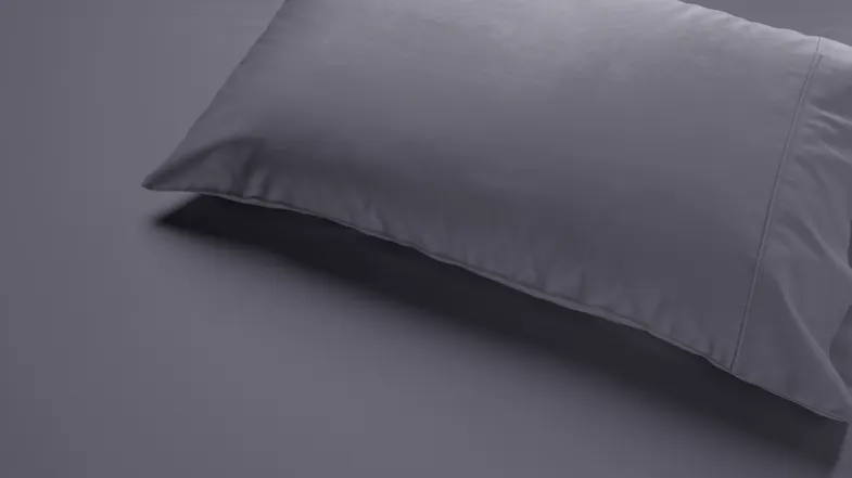500TC Bamboo Cotton Blend Grey Standard Pillowcase by Savona 500TC Bamboo Cotton Blend Grey Standard Pillowcase by Savona