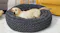 PaWz Premium Fluffy Donut Calming Pet Bed 80 x 25cm - Dark Grey PaWz Premium Fluffy Donut Calming Pet Bed 80 x 25cm - Dark Grey