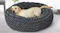 PaWz Premium Fluffy Donut Calming Pet Bed 80 x 25cm - Dark Grey PaWz Premium Fluffy Donut Calming Pet Bed 80 x 25cm - Dark Grey