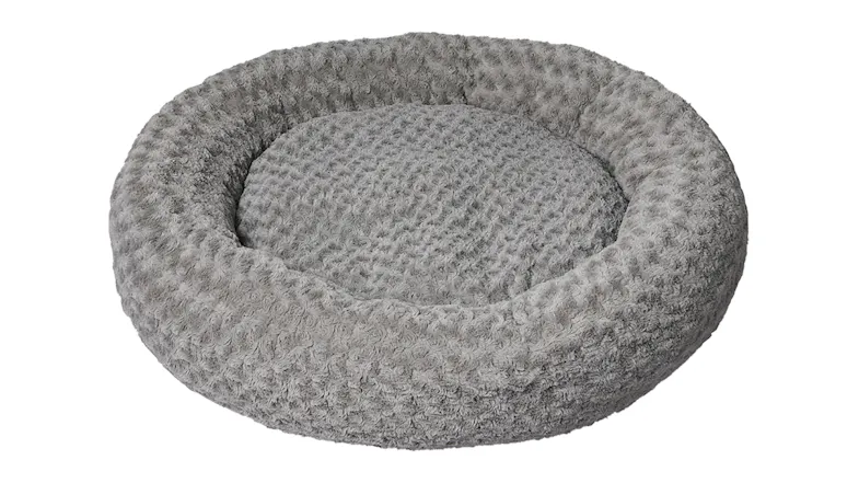 PaWz Premium Fluffy Donut Calming Pet Bed 100 x 25cm - Grey PaWz Premium Fluffy Donut Calming Pet Bed 100 x 25cm - Grey