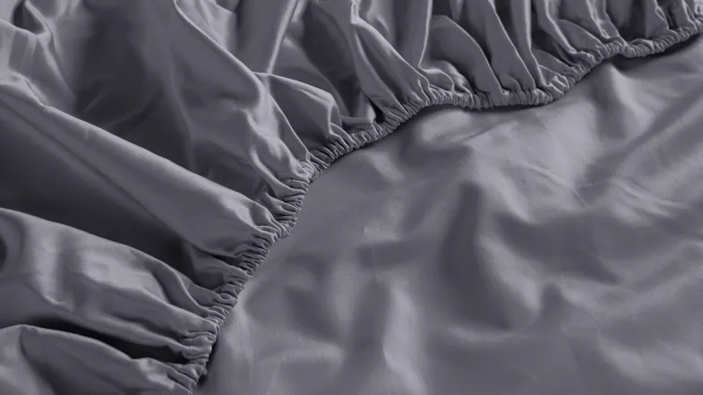500TC Bamboo Cotton Blend Grey Fitted Sheet by Savona 500TC Bamboo Cotton Blend Grey Fitted Sheet by Savona