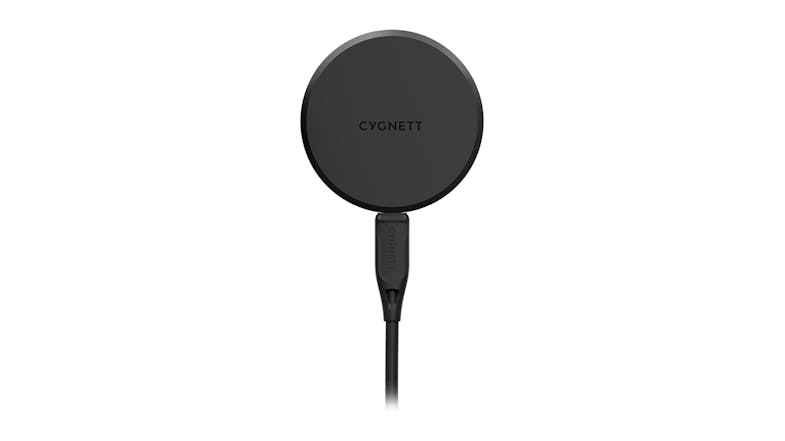 Cygnett ChargePuck 15W Magnetic Wireless Charger With Qi2.0 - Black (CY5061CCRGP) Cygnett ChargePuck 15W Magnetic Wireless Charger With Qi2.0 - Black (CY5061CCRGP)