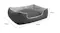 Grey PaWz plush pet bed shown with full measurements, including width, depth, and height, to indicate spacious sizing Grey PaWz plush pet bed shown with full measurements, including width, depth, and height, to indicate spacious sizing