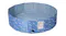 A front view of the PaWz Folding Pet Pool with Spigot 80 x 20cm with light blue/bone pattern tern A front view of the PaWz Folding Pet Pool with Spigot 80 x 20cm with light blue/bone pattern tern