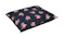 A front view of the PaWz Plush Dog Pillow with Removable Cover in navy/floral pattern A front view of the PaWz Plush Dog Pillow with Removable Cover in navy/floral pattern