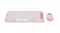 Logitech POP Icon Keys Wireless Keyboard & Mouse Bundle with Customisable Action Keys/Button - Rose (920-013123) Logitech POP Icon Keys Wireless Keyboard & Mouse Bundle with Customisable Action Keys/Button - Rose (920-013123)
