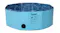 A front view of the PaWz Folding Pet Pool with Spigot 160 x 30cm in water blue finish A front view of the PaWz Folding Pet Pool with Spigot 160 x 30cm in water blue finish