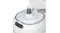 A top view of the grooming vacuum with open lid showing the internal filter and control buttons, highlighting easy-access maintenance White A top view of the grooming vacuum with open lid showing the internal filter and control buttons, highlighting easy-access maintenance White