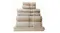 Royal Comfort Zero Twist Cotton Towel Pack 8 Piece - Beige Royal Comfort Zero Twist Cotton Towel Pack 8 Piece - Beige