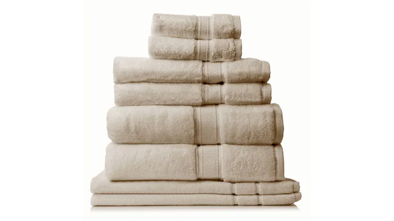 Royal Comfort Zero Twist Cotton Towel Pack 8 Piece - Beige Royal Comfort Zero Twist Cotton Towel Pack 8 Piece - Beige