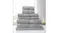 Royal Comfort Zero Twist Cotton Towel Pack 8 Piece - Grey Royal Comfort Zero Twist Cotton Towel Pack 8 Piece - Grey
