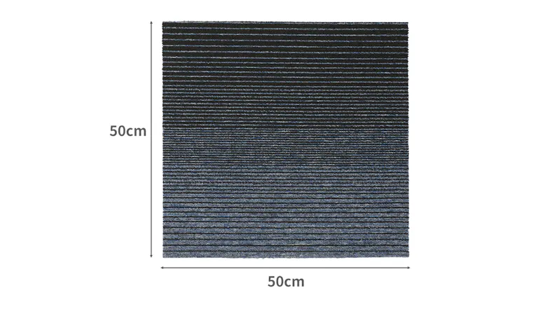 Marlow Carpet Tiles 50 x 50cm 20pcs. - Dark Blue Gradient Marlow Carpet Tiles 50 x 50cm 20pcs. - Dark Blue Gradient
