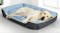 PaWz Rectangular Cooling Pet Bed 76 x 62cm - Grey PaWz Rectangular Cooling Pet Bed 76 x 62cm - Grey