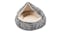 PaWz Washable Round Calming Pet Bed with Snuggle Hood 60 x 25cm - Charcoal PaWz Washable Round Calming Pet Bed with Snuggle Hood 60 x 25cm - Charcoal