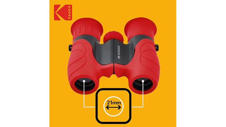 Kodak BCS100 8x21 Binoculars - Red Kodak BCS100 8x21 Binoculars - Red