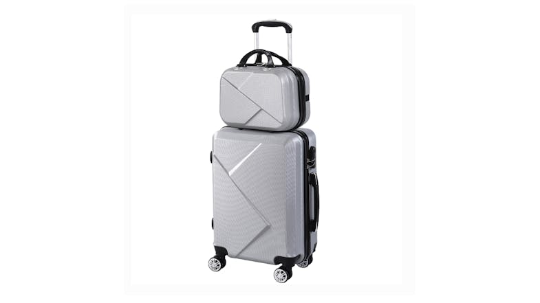Slimbridge ABS Hard Luggage Case Set 30 - 60cm - Grey Slimbridge ABS Hard Luggage Case Set 30 - 60cm - Grey