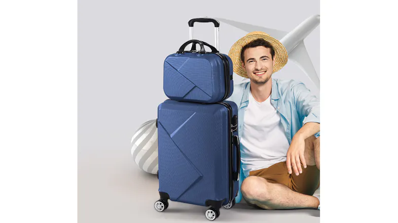 Slimbridge ABS Hard Luggage Case Set 30 - 60cm - Navy Slimbridge ABS Hard Luggage Case Set 30 - 60cm - Navy