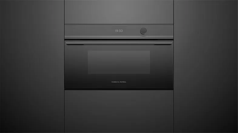 Fisher & Paykel 76cm Built-In Compact Steam Oven with 23 Functions - Black (Series 9/OS76NDTDB1) Fisher & Paykel 76cm Built-In Compact Steam Oven with 23 Functions - Black (Series 9/OS76NDTDB1)
