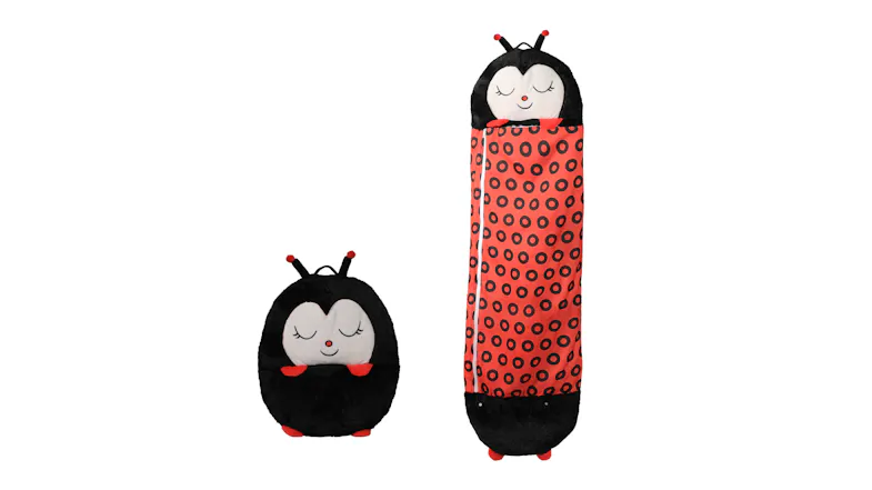 Mountview Novelty Compact Fluffy Children's Sleeping Bag Large - Ladybug Mountview Novelty Compact Fluffy Children's Sleeping Bag Large - Ladybug