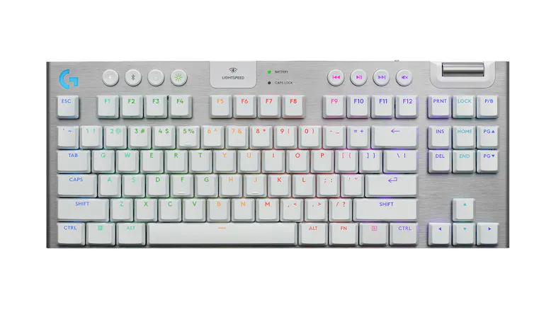 Logitech G915 X LIGHTSPEED TKL Wireless Gaming Keyboard - White (Tactile) Logitech G915 X LIGHTSPEED TKL Wireless Gaming Keyboard - White (Tactile)