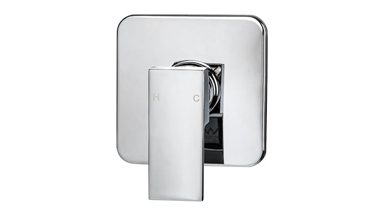 Dutxa Square Bodied Shower Tap Handle - Chome Finish Dutxa Square Bodied Shower Tap Handle - Chome Finish