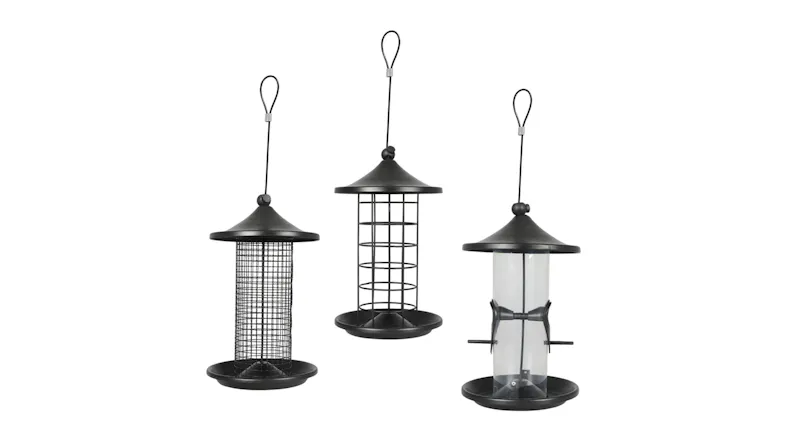 PaWz Hanging Bird Feeder Set 3pcs. PaWz Hanging Bird Feeder Set 3pcs.