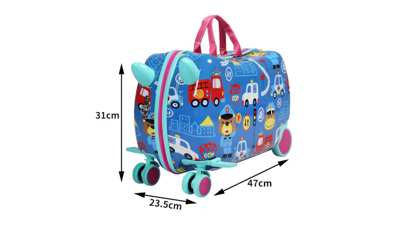 Bopeep Children's Ride-On Suitcase 17" - Emer-bear-ncy Respond-bears Bopeep Children's Ride-On Suitcase 17" - Emer-bear-ncy Respond-bears