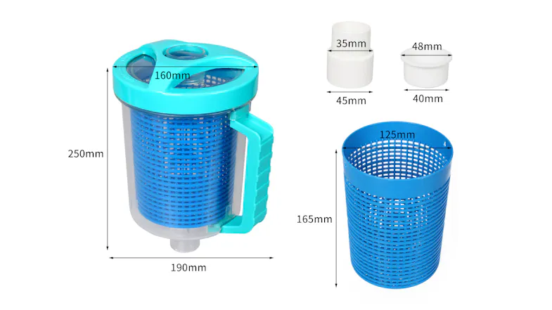 Traderight Leaf Catcher for Pool Filtration Systems 16 x 25cm Traderight Leaf Catcher for Pool Filtration Systems 16 x 25cm