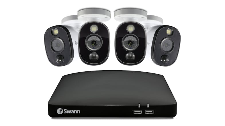 Swann SWDVK-446804WL 4 Channel 1TB DVR System with 4 1080p Indoor/Outdoor Wired Security Camera Swann SWDVK-446804WL 4 Channel 1TB DVR System with 4 1080p Indoor/Outdoor Wired Security Camera