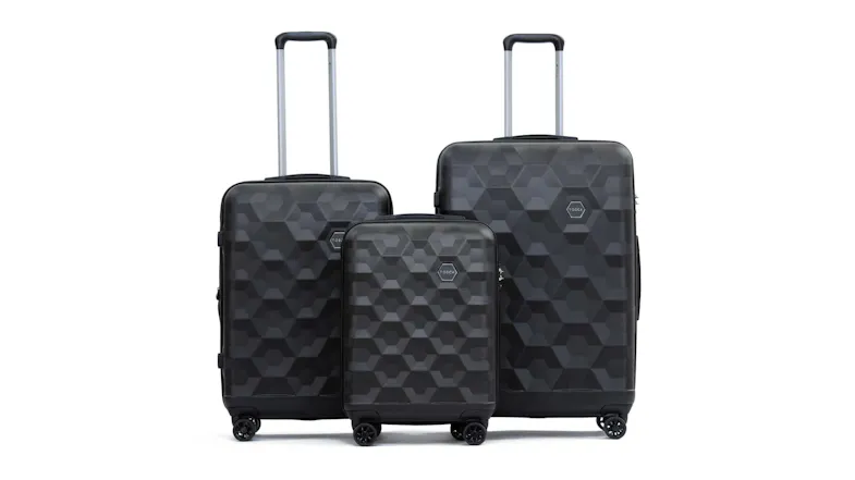 Tosca "Bahamas" Hardshell Suitcase 55cm - Black Tosca "Bahamas" Hardshell Suitcase 55cm - Black