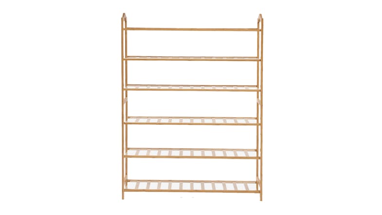Levede 5 Tier Bamboo Shoe Rack 80cm Levede 5 Tier Bamboo Shoe Rack 80cm