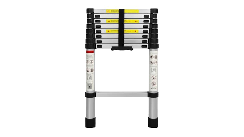 Traderight Aluminium Telescopic Ladder 2.6m Traderight Aluminium Telescopic Ladder 2.6m