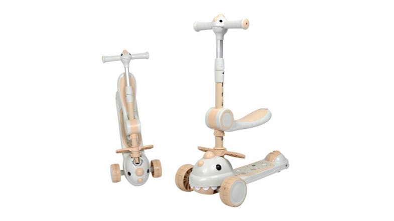 Bopeep Three Wheeled Children's Scooter - Light Grey Bopeep Three Wheeled Children's Scooter - Light Grey