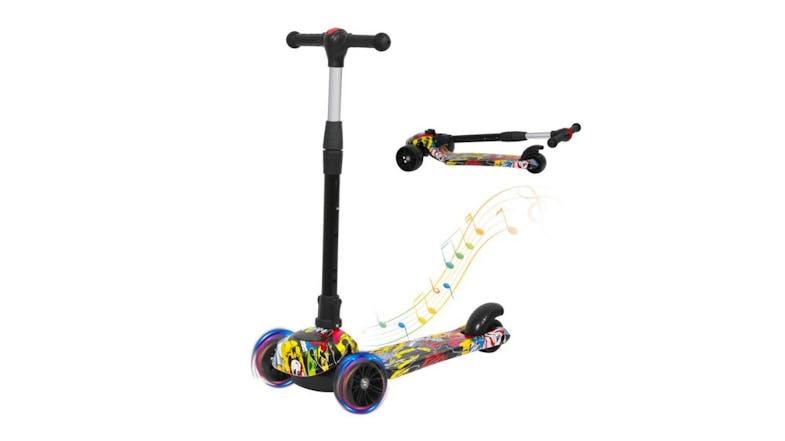 Bopeep Three Wheeled Children's Scooter - Cool Graffiti Bopeep Three Wheeled Children's Scooter - Cool Graffiti