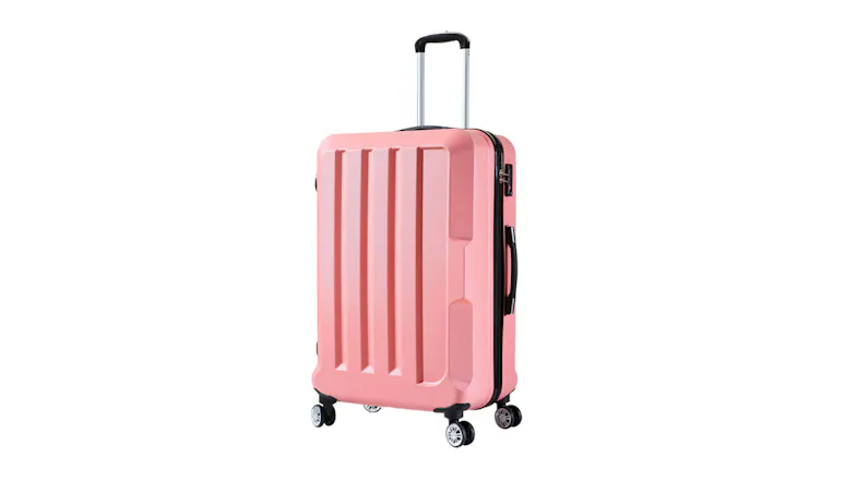Slimbridge Sleek Carry-On Hard Luggage Case 50cm - Rose Gold Slimbridge Sleek Carry-On Hard Luggage Case 50cm - Rose Gold