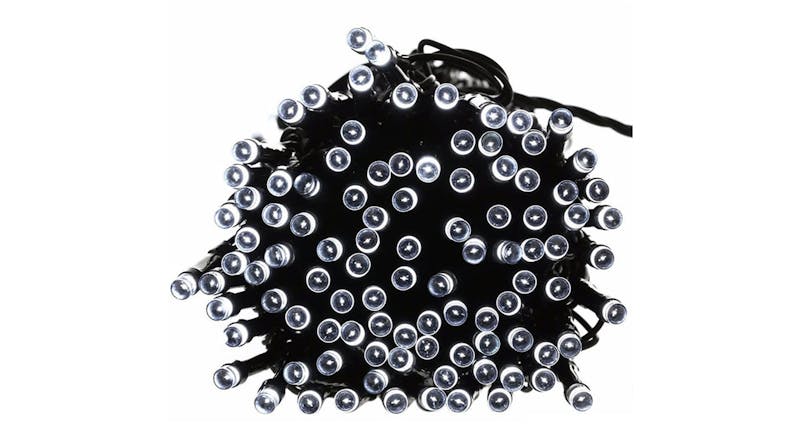 Emitto Solar Powered Cool White Fairy Lights 30m Emitto Solar Powered Cool White Fairy Lights 30m