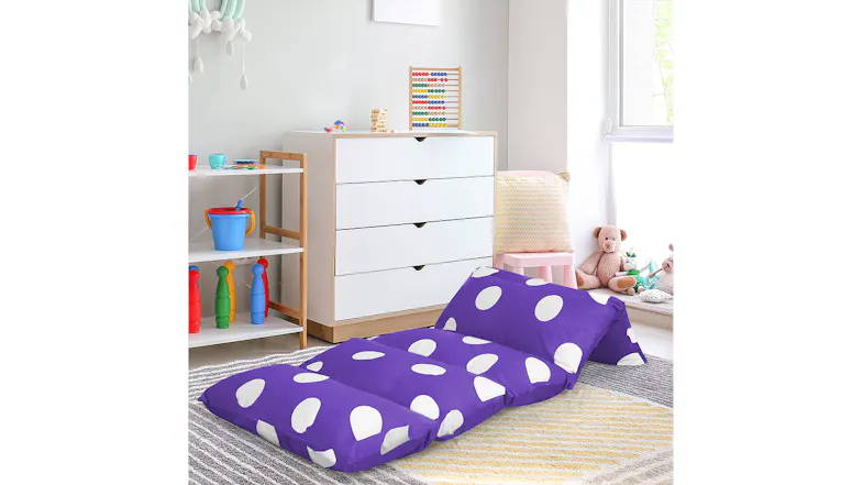 Dreamz Folding Washable Pillow Mattress 224 x 81cm - Purple Dreamz Folding Washable Pillow Mattress 224 x 81cm - Purple
