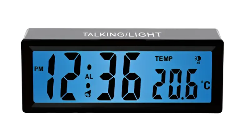 TESA Talking Alarm Clock with Temperature Measurement, Backlight TESA Talking Alarm Clock with Temperature Measurement, Backlight