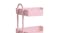 Levede 3 Tier Metal Storage Trolley with Locking Wheels - Matte Pink Levede 3 Tier Metal Storage Trolley with Locking Wheels - Matte Pink