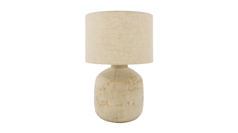 Adina 48cm Stone Terracotta Table Lamp Adina 48cm Stone Terracotta Table Lamp