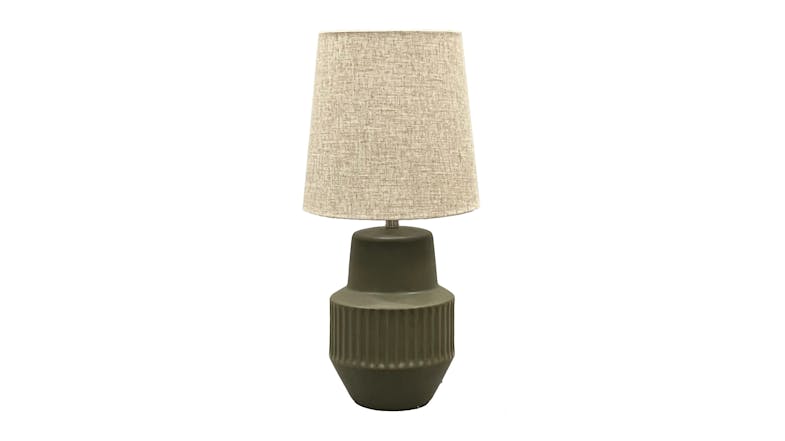 Eli 52cm Olive Ceramic Table Lamp Eli 52cm Olive Ceramic Table Lamp