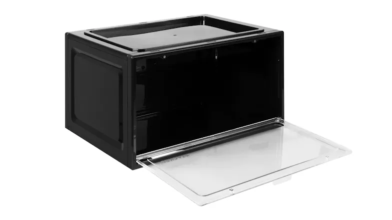 1PC BLK PLASTIC DISPLAY SHOE BOX 1PC BLK PLASTIC DISPLAY SHOE BOX