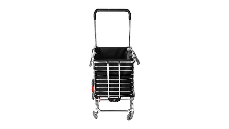 Mountview Folding Trolley Cart with Removable Canvas Bag with Stair Wheels Mountview Folding Trolley Cart with Removable Canvas Bag with Stair Wheels