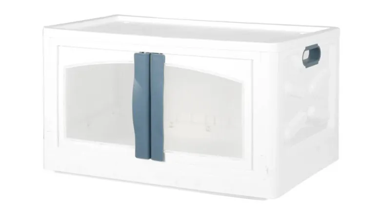 72L Foldable Storage Box Blue Handle 72L Foldable Storage Box Blue Handle