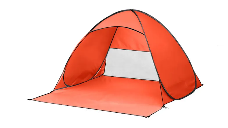 Mountview 2 Person Pop-Up Shelter Tent with Cover - Orange Mountview 2 Person Pop-Up Shelter Tent with Cover - Orange